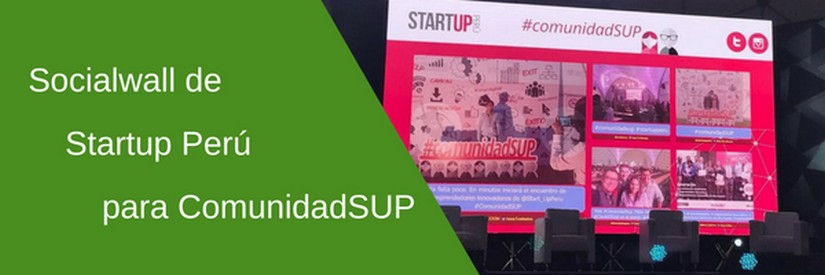 Socialwall de Startup Perú en Comunidad SUP